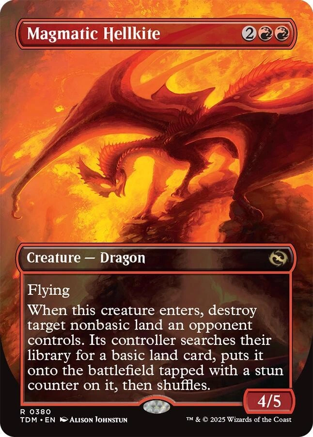 Magmatic Hellkite (Borderless) Foil