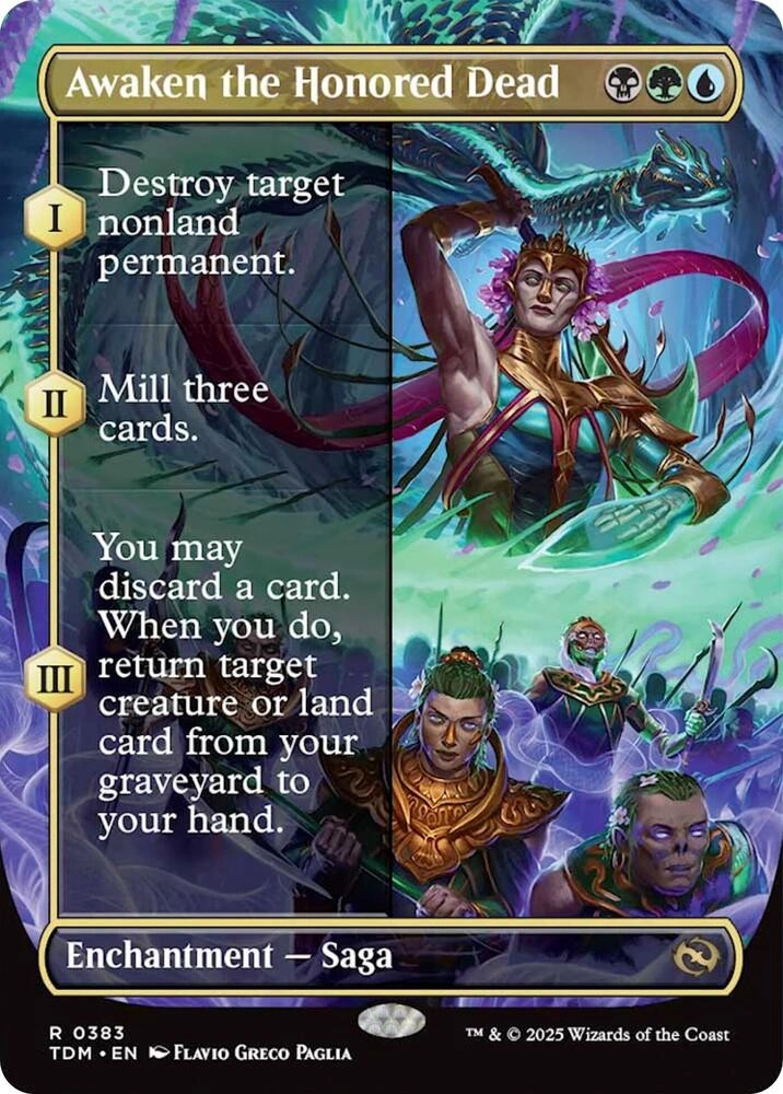 Awaken the Honored Dead (Borderless) Foil