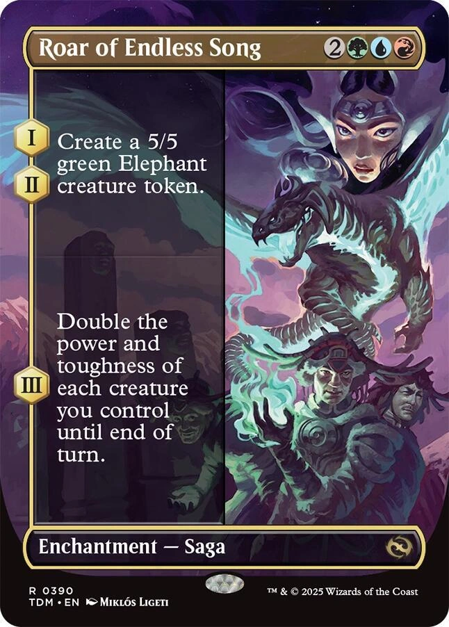 Roar of Endless Song (Borderless) Foil