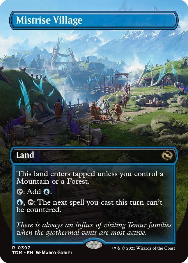 Mistrise Village (Borderless) Foil