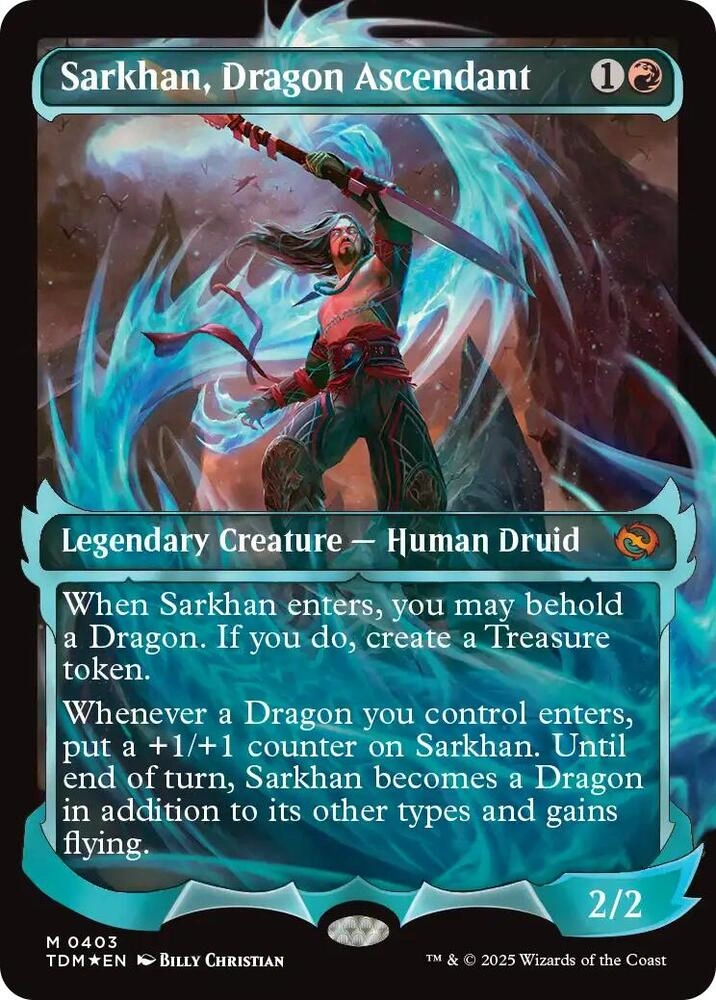Sarkhan, Dragon Ascendant (0403) (Showcase) Foil