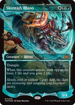 Skirmish Rhino (Showcase) Foil 408