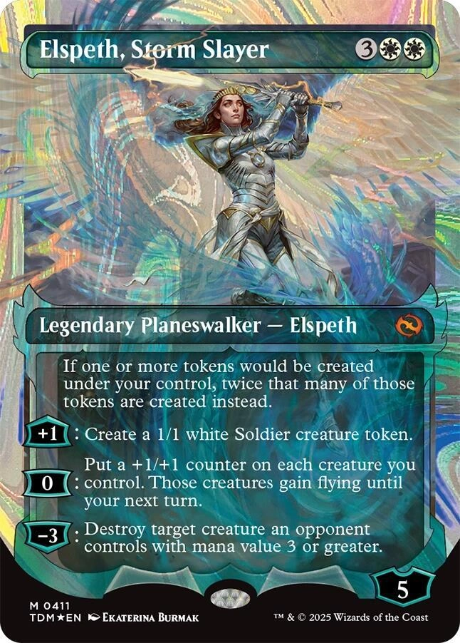 Elspeth, Storm Slayer (Showcase) (Halo Foil)