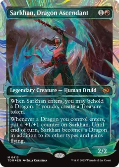 Sarkhan, Dragon Ascendant (0413) (Showcase) (Halo Foil) 413