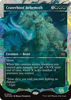Craterhoof Behemoth (Showcase) (Halo Foil) 414