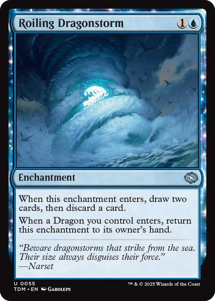 Roiling Dragonstorm Foil