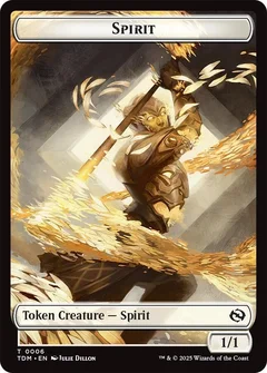 Spirit (0006) // Spirit (0007) Double-Sided Token Foil 6 // 7