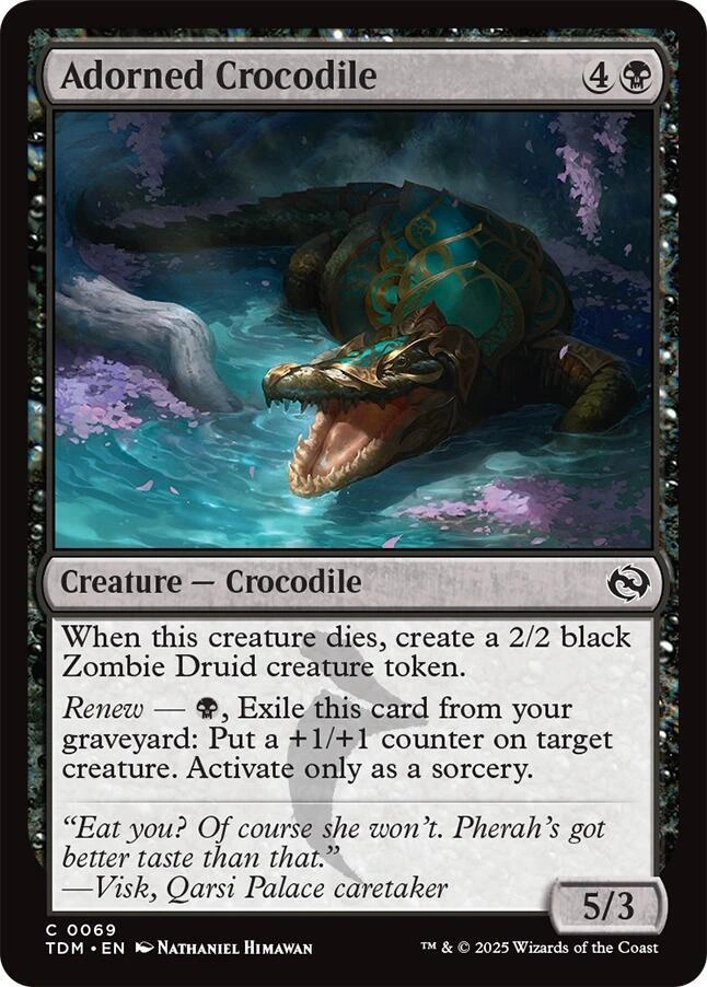 Adorned Crocodile Foil