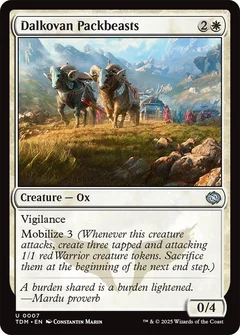 Dalkovan Packbeasts Foil 7