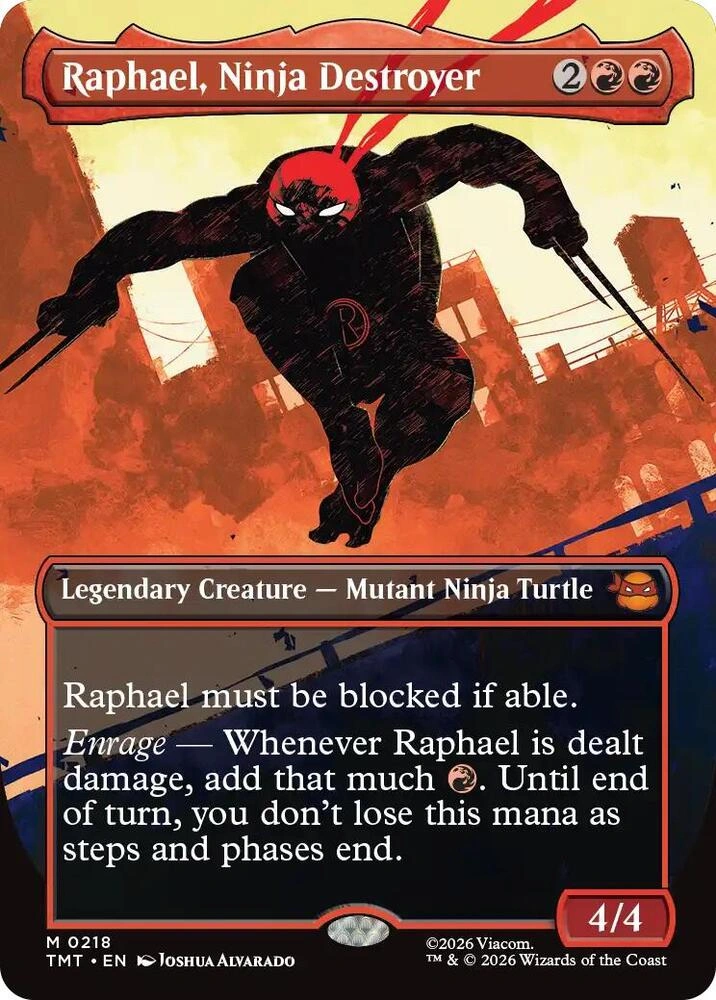 Raphael, Ninja Destroyer (Borderless)