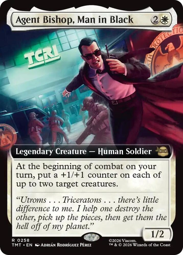 Agent Bishop, Man in Black (Extended Art)