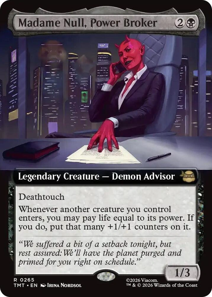 Madame Null, Power Broker (Extended Art)