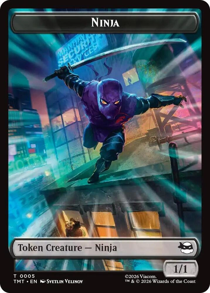 Ninja // Food Double-Sided Token