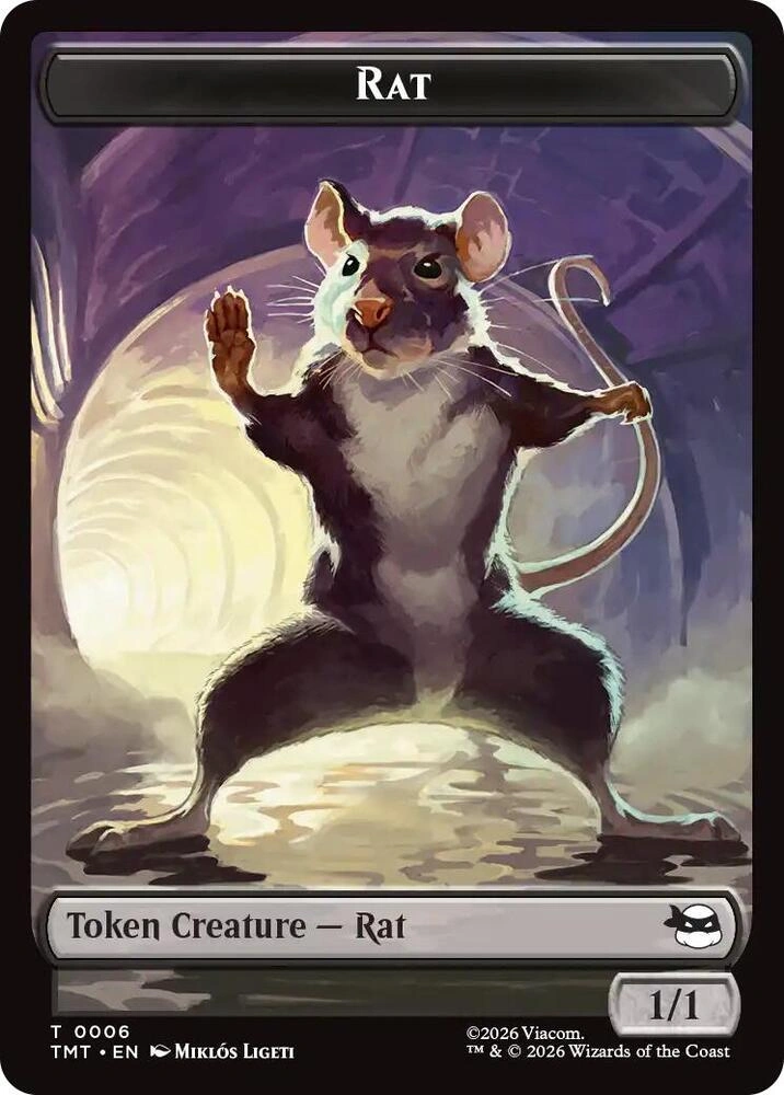 Rat // Food Double-Sided Token