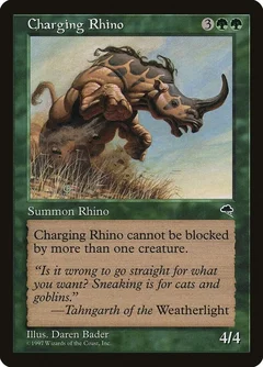 Charging Rhino 218