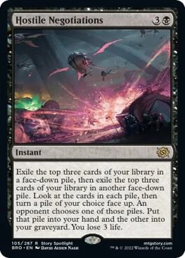 Hostile Negotiations Foil