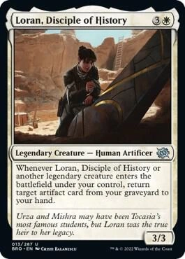 Loran, Disciple of History Foil