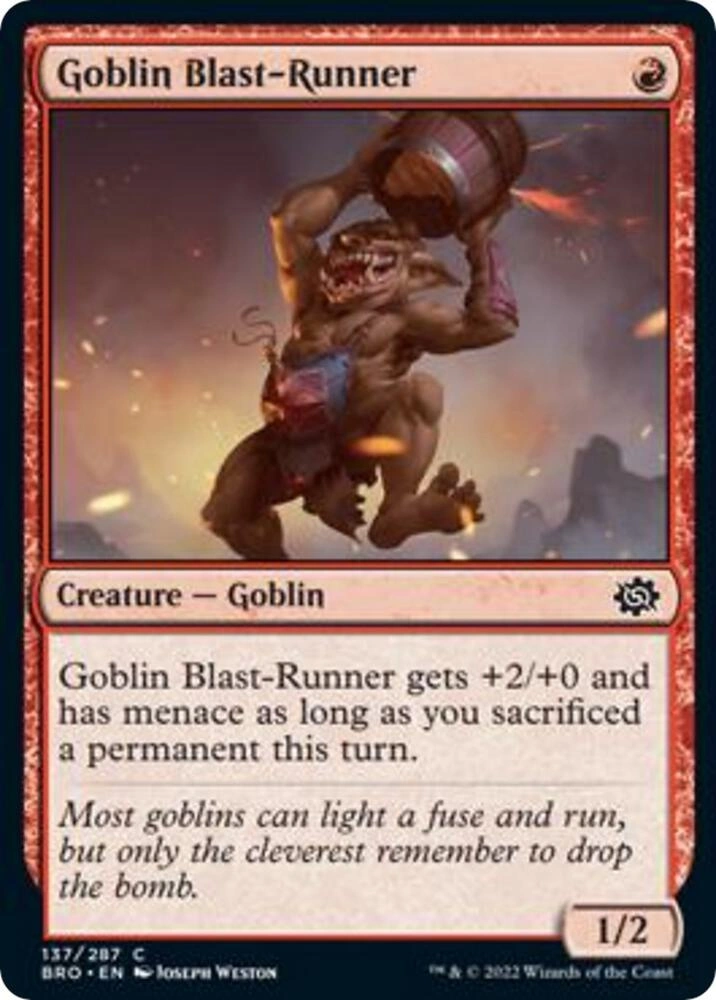 Goblin Blast-Runner Foil