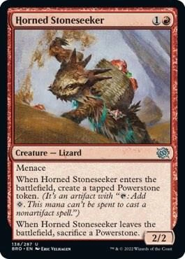 Horned Stoneseeker Foil