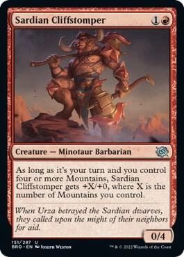 Sardian Cliffstomper Foil