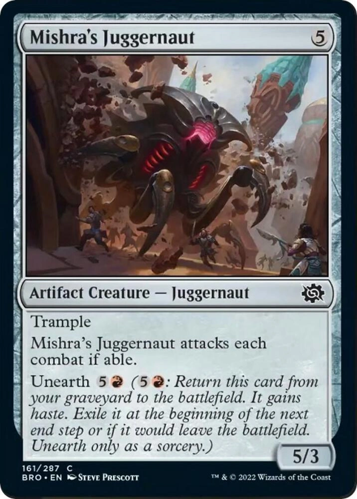 Mishra's Juggernaut Foil