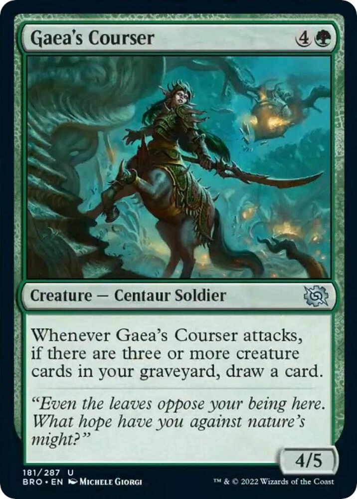 Gaea's Courser Foil