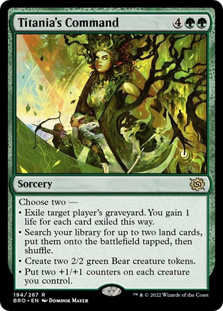 Titania's Command Foil
