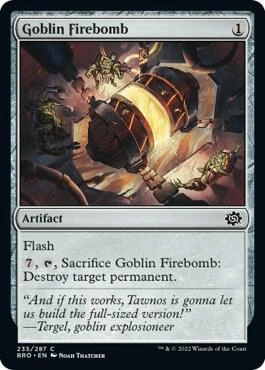 Goblin Firebomb Foil