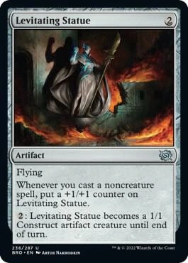 Levitating Statue Foil