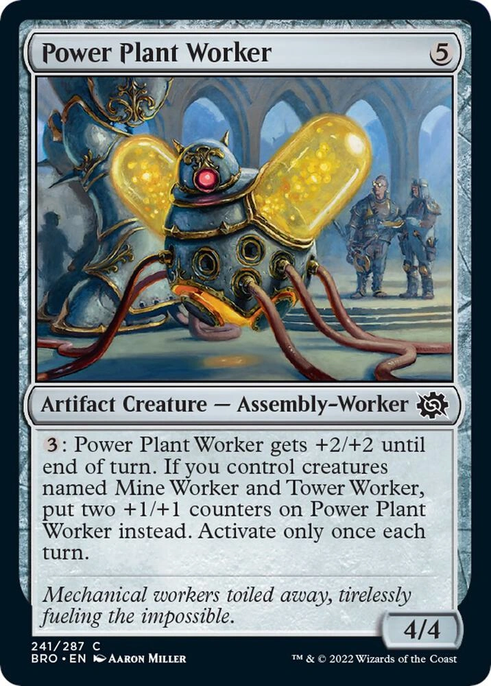 Power Plant Worker Foil