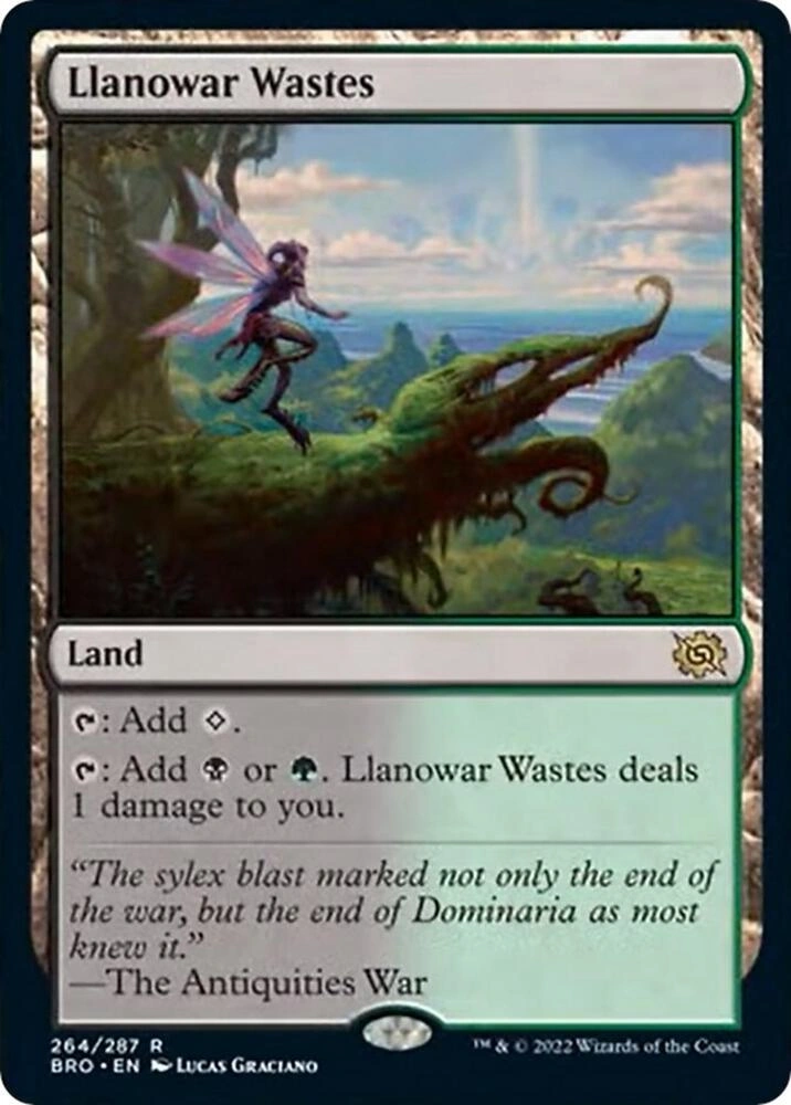 Llanowar Wastes Foil