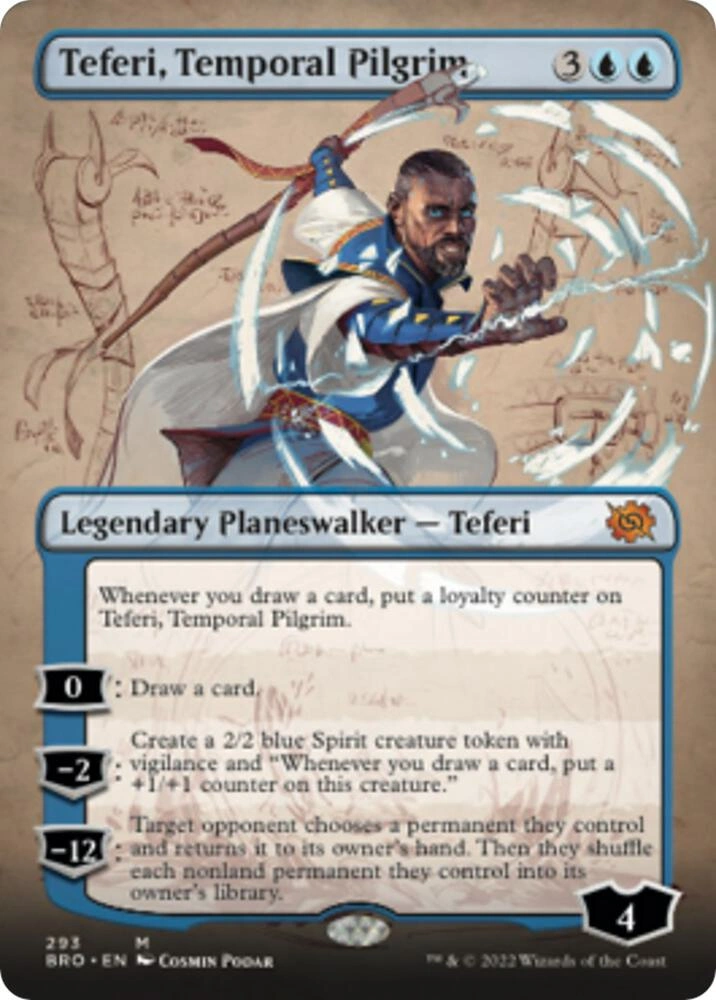 Teferi, Temporal Pilgrim (Borderless) Foil