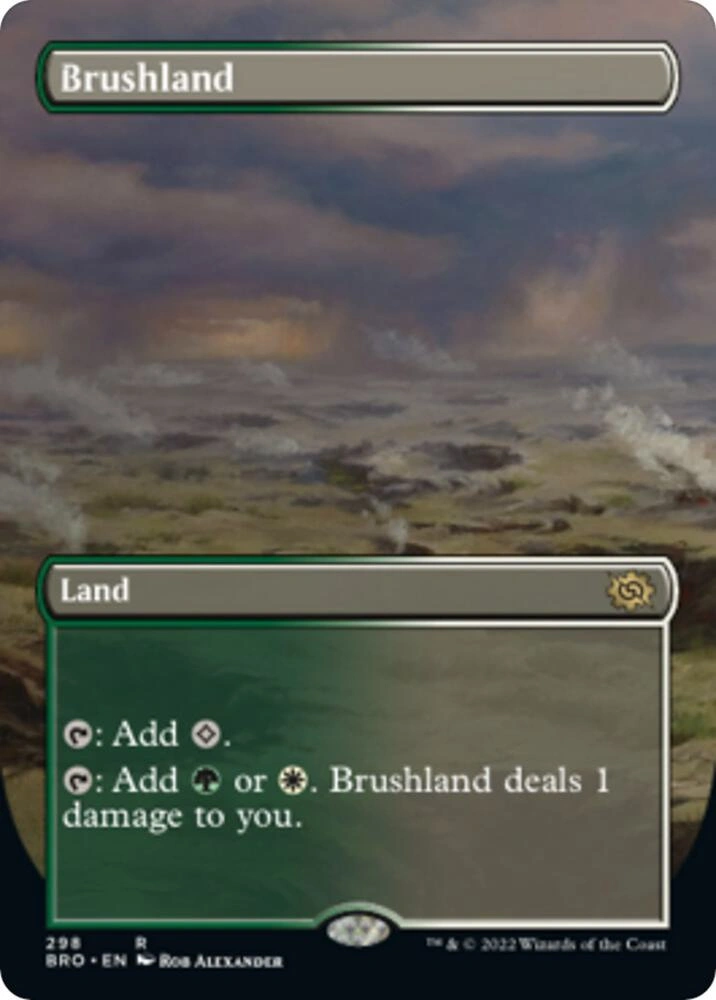 Brushland (Borderless) Foil