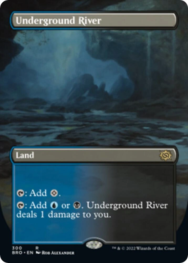 Underground River (Borderless) Foil