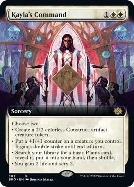 Kayla's Command (Extended Art) Foil