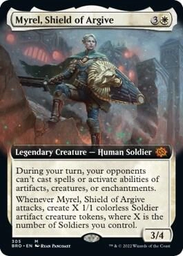 Myrel, Shield of Argive (Extended Art) Foil