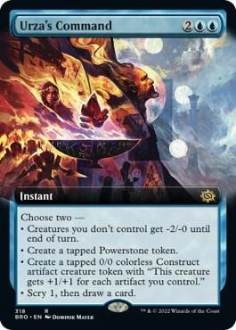 Urza's Command (Extended Art) Foil