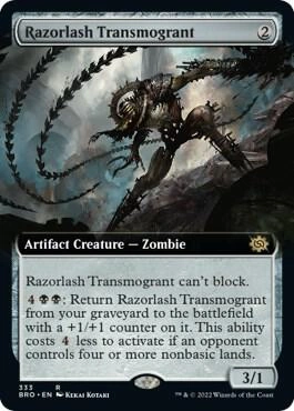 Razorlash Transmogrant (Extended Art) Foil