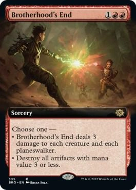 Brotherhood's End (Extended Art) Foil