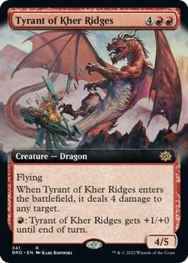 Tyrant of Kher Ridges (Extended Art) Foil