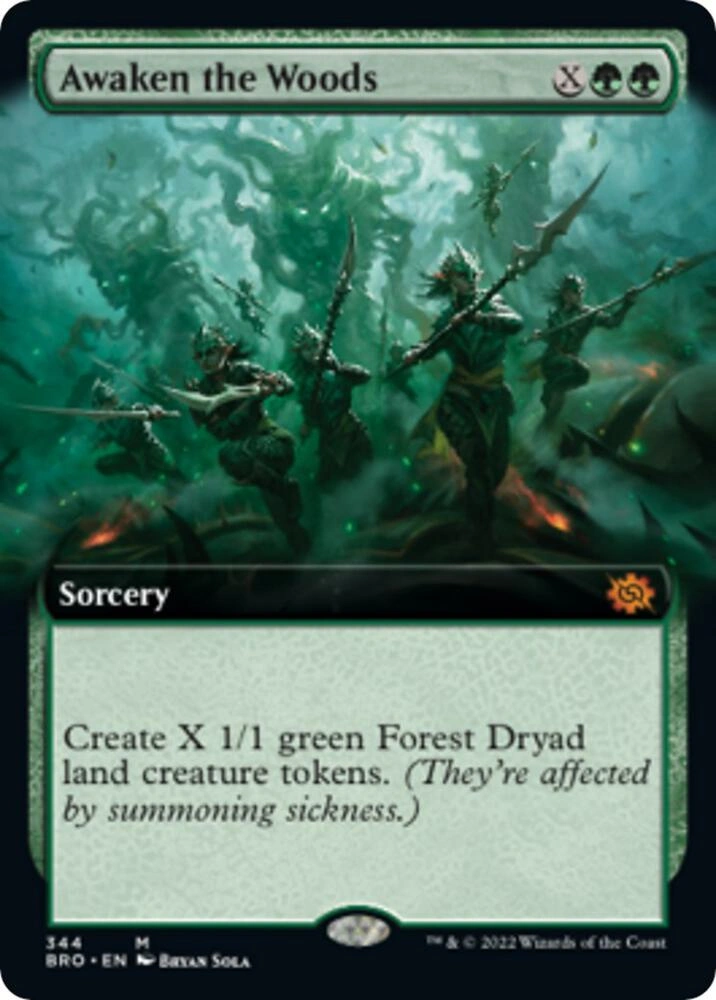 Awaken the Woods (Extended Art) Foil
