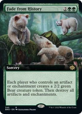 Fade from History (Extended Art) Foil