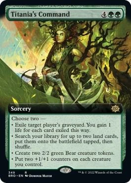 Titania's Command (Extended Art) Foil