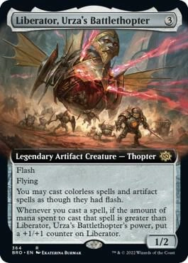 Liberator, Urza's Battlethopter (Extended Art) Foil