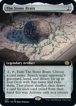 The Stone Brain (Extended Art) Foil