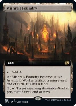 Mishra's Foundry (Extended Art) Foil
