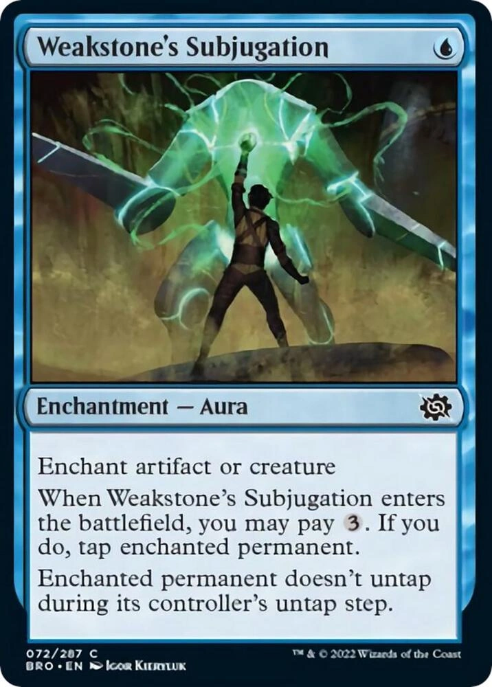 Weakstone's Subjugation Foil