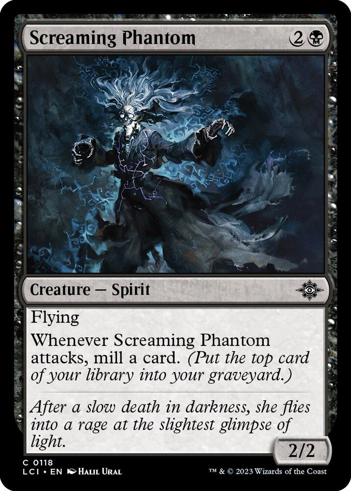 Screaming Phantom Foil
