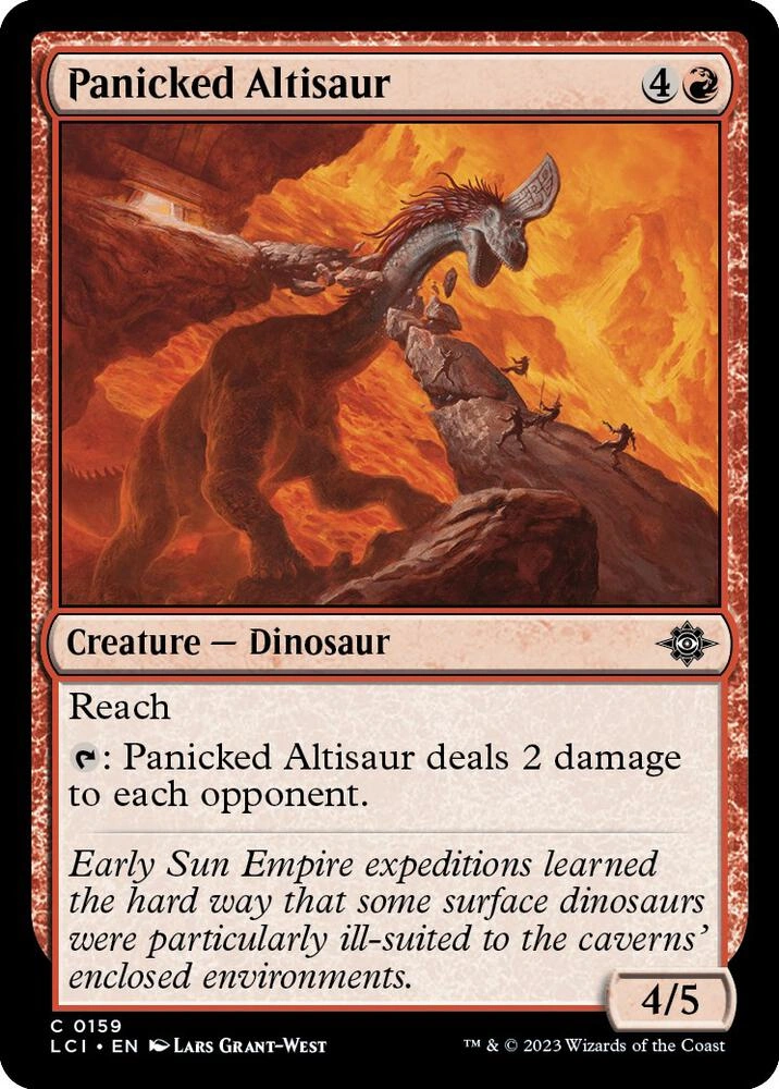 Panicked Altisaur Foil