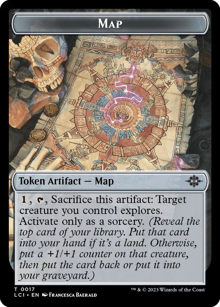 Map // Golem Double-Sided Token Foil